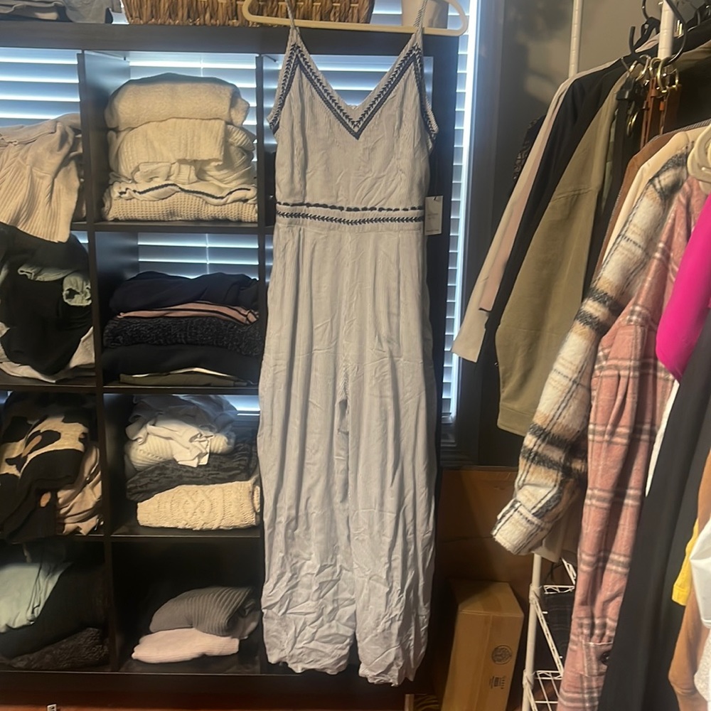 Pinstripe jumpsuit. Size XL